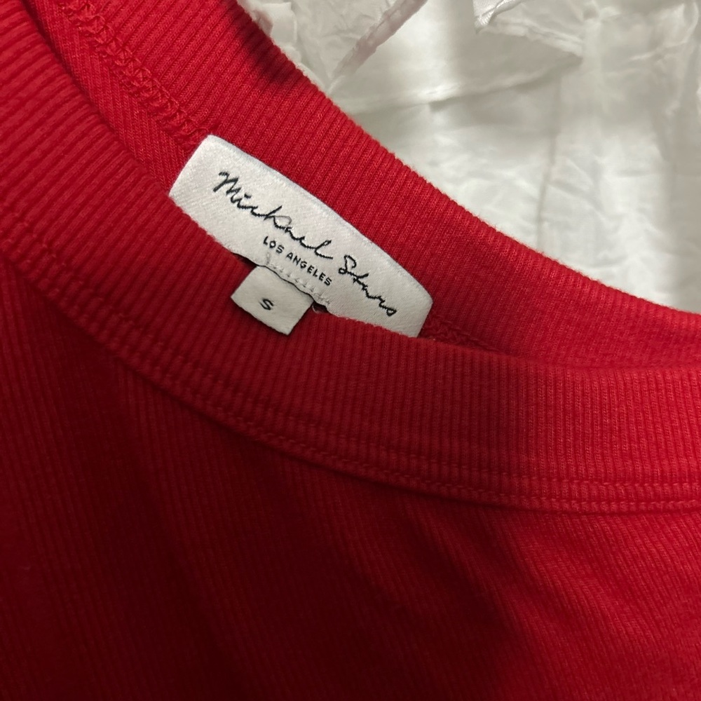 Evereve one shoulder rib dress in small - Picture 3 of 4